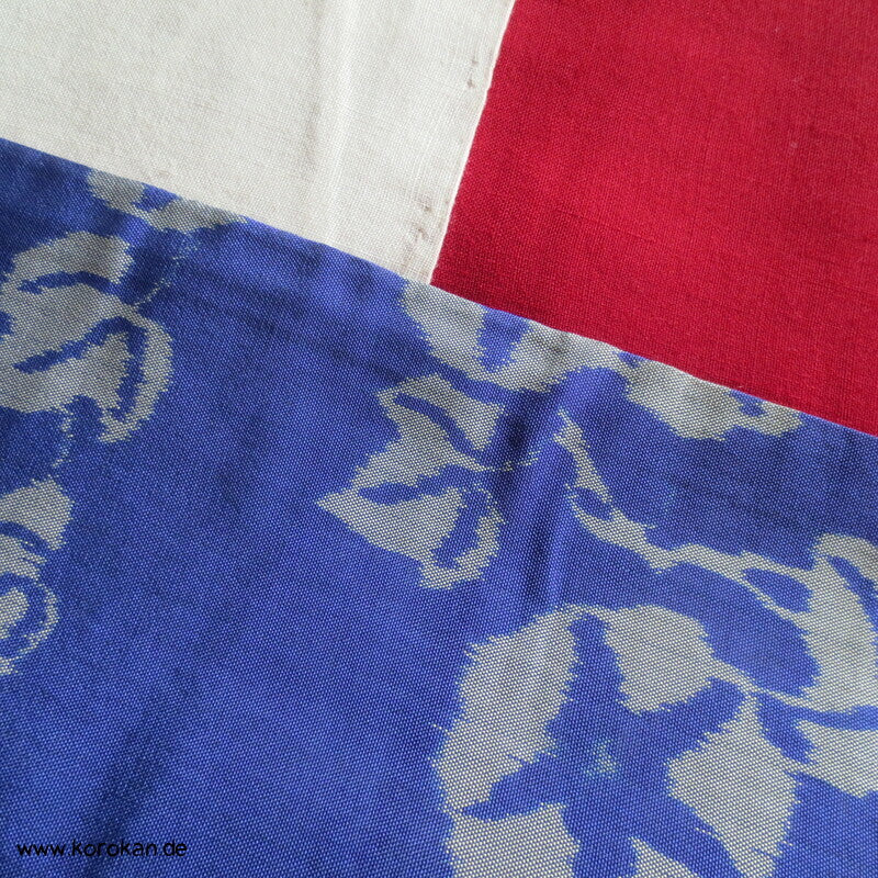 japanischer Asagao Prachtwinden Meisen Seiden Kimono