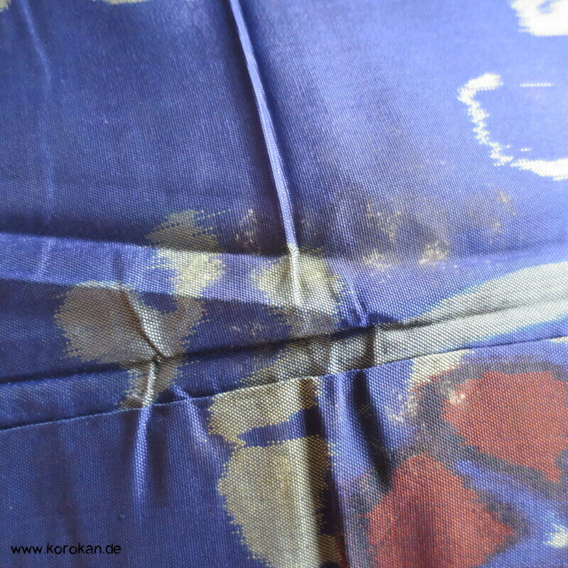 japanischer Asagao Prachtwinden Meisen Seiden Kimono