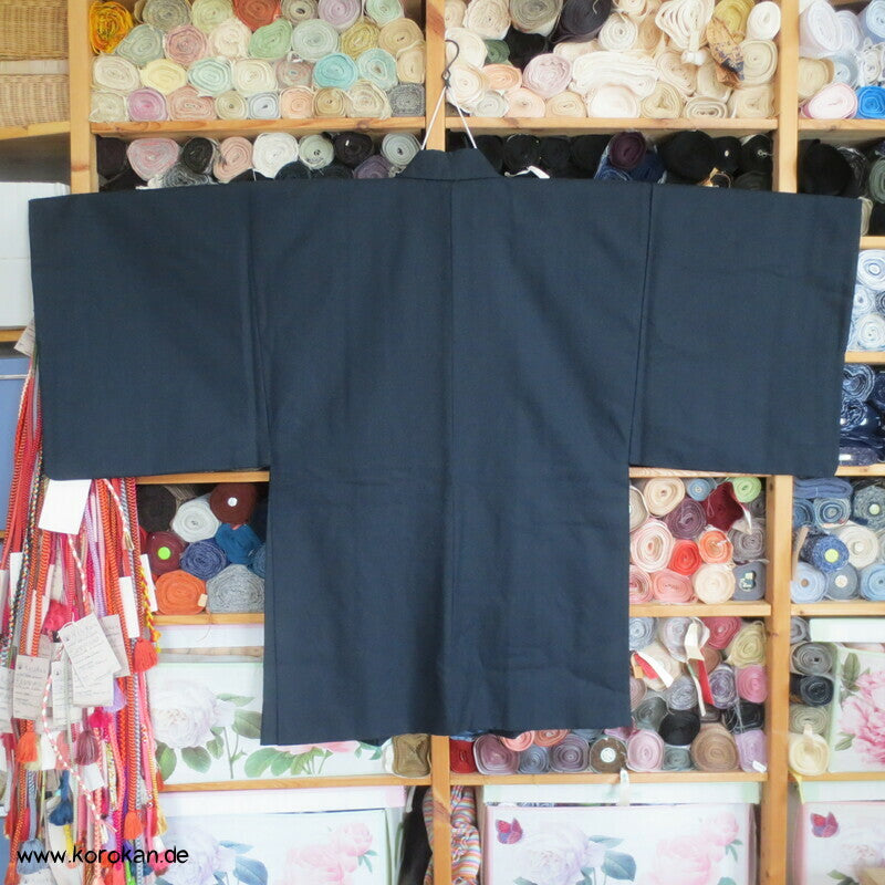 melierte Wolle Haori, Pferde + Shogi Futter, mit Himo