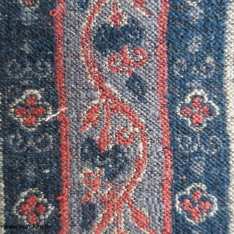 bunte Musterstreifen Jacquard Seiden Obi Stoff