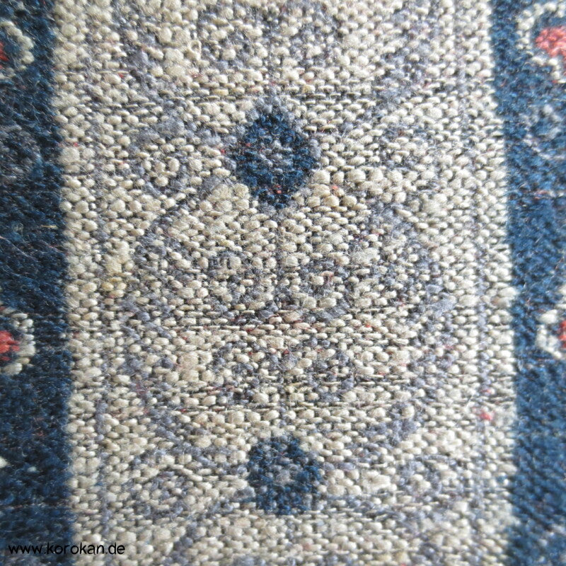 bunte Musterstreifen Jacquard Seiden Obi Stoff