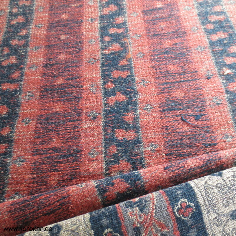 bunte Musterstreifen Jacquard Seiden Obi Stoff