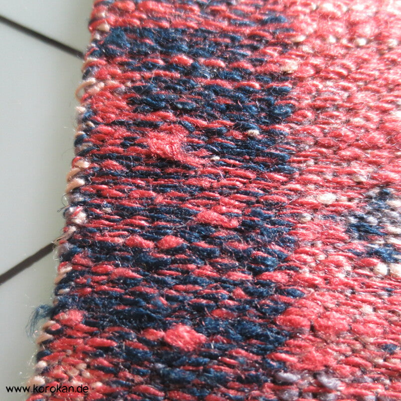 bunte Musterstreifen Jacquard Seiden Obi Stoff