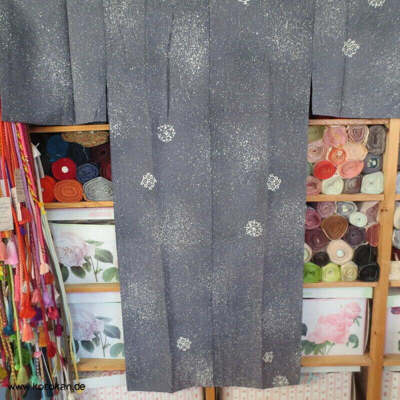 Schneegestöber homemade Juban Seidencrepe Männer Kimono