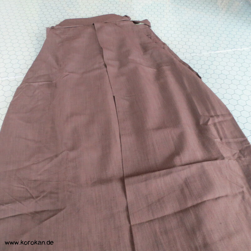 mittelbraune Tsumugi Hakama - Andon - Rock - Typ