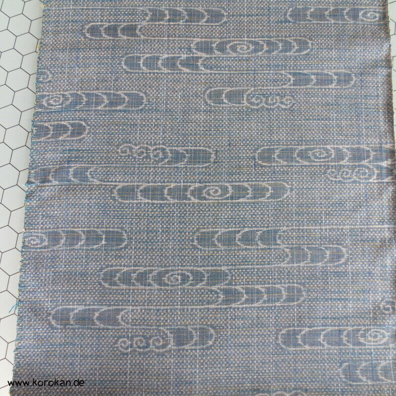 Egasumi Nebel Tsumugi Kimono Seidenjacquard