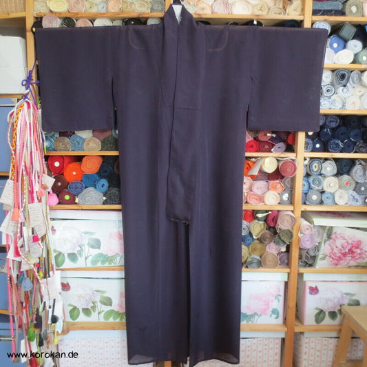 eingewebte Schmetterlinge Hitoe Kimono, Rho Seide