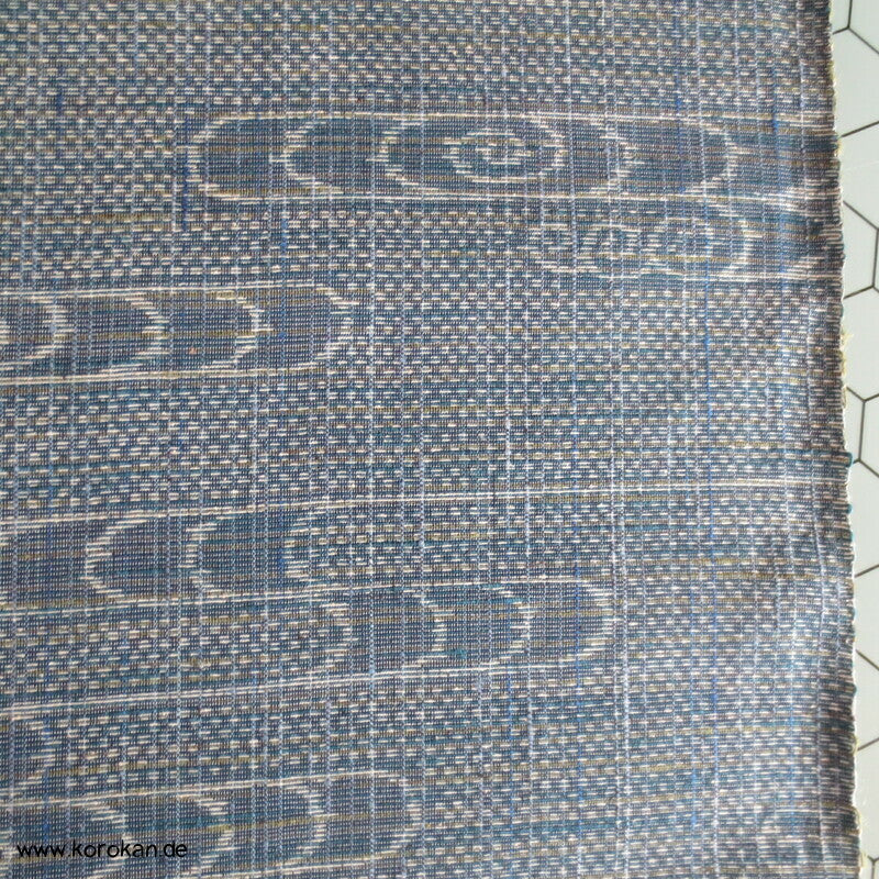 Egasumi Nebel Tsumugi Kimono Seidenjacquard