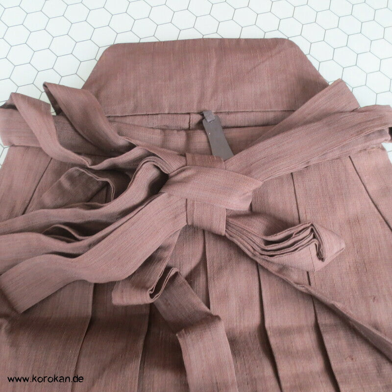 mittelbraune Tsumugi Hakama - Andon - Rock - Typ