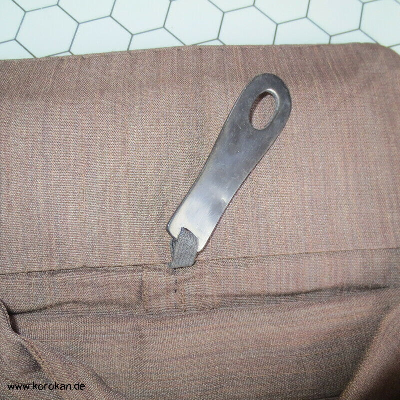 mittelbraune Tsumugi Hakama - Andon - Rock - Typ