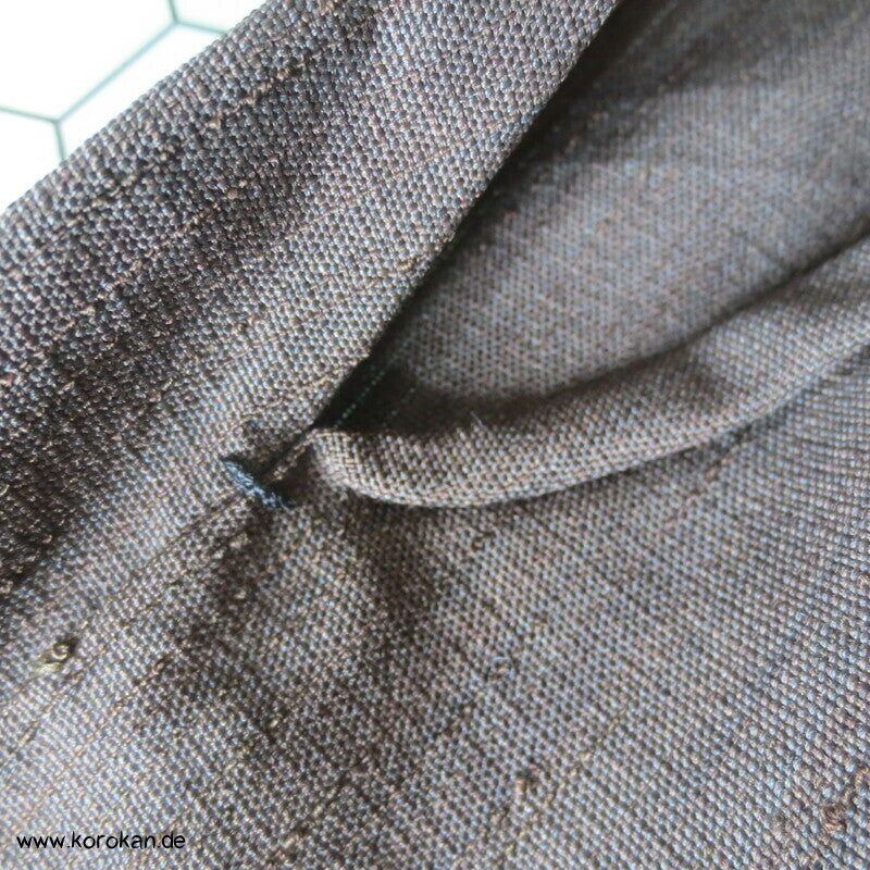 mittelbraune Tsumugi Hakama - Andon - Rock - Typ
