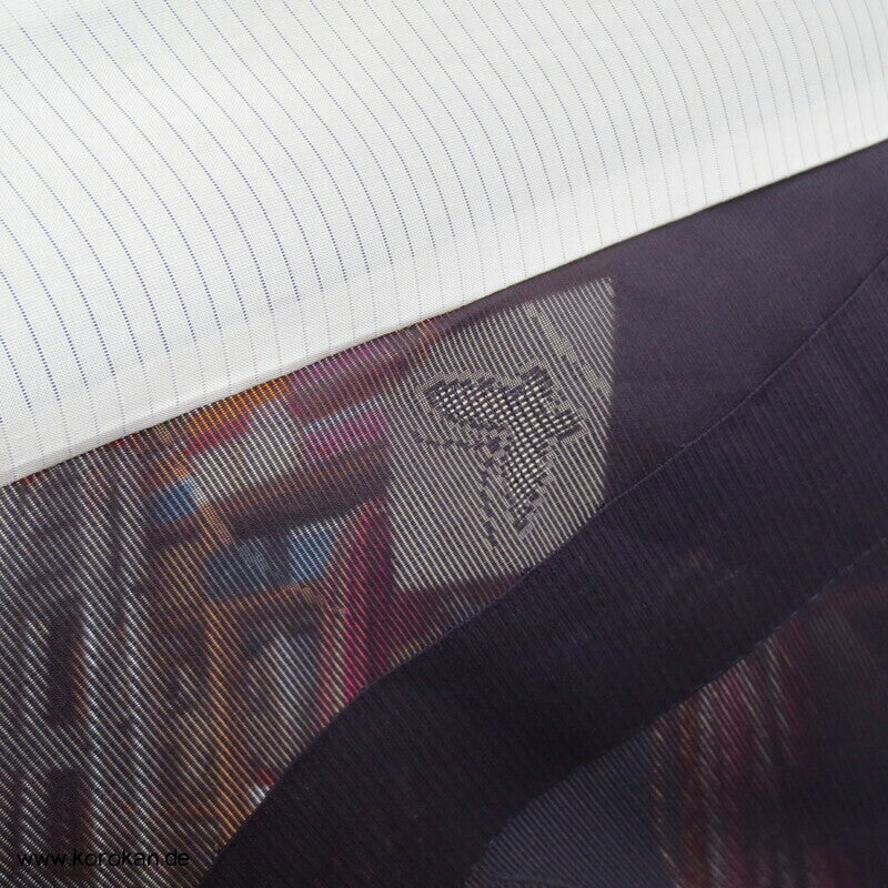 eingewebte Schmetterlinge Hitoe Kimono, Rho Seide