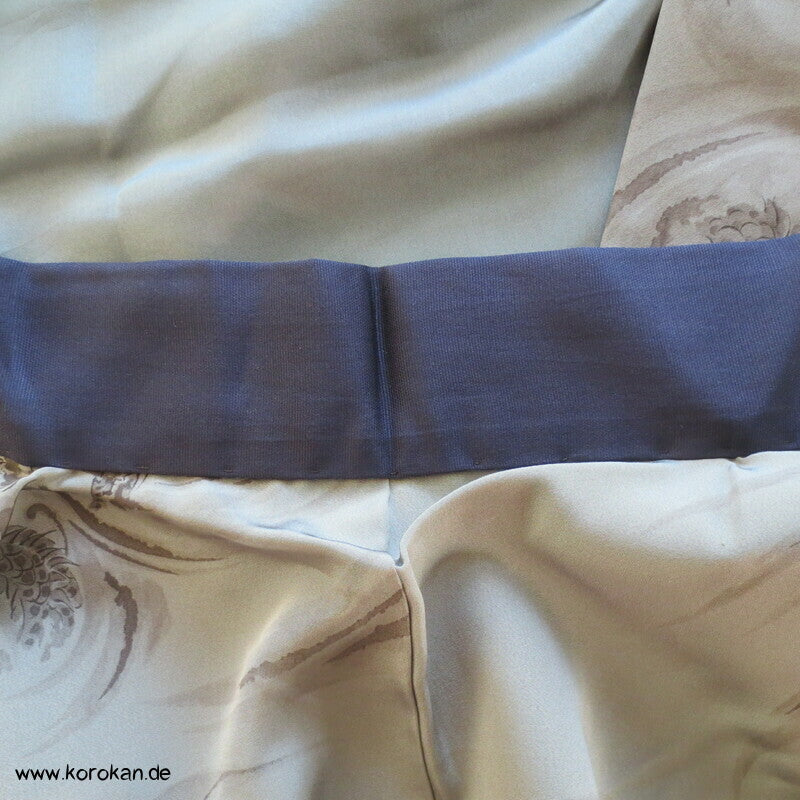 graue Drachen Seide, Juban Kimono