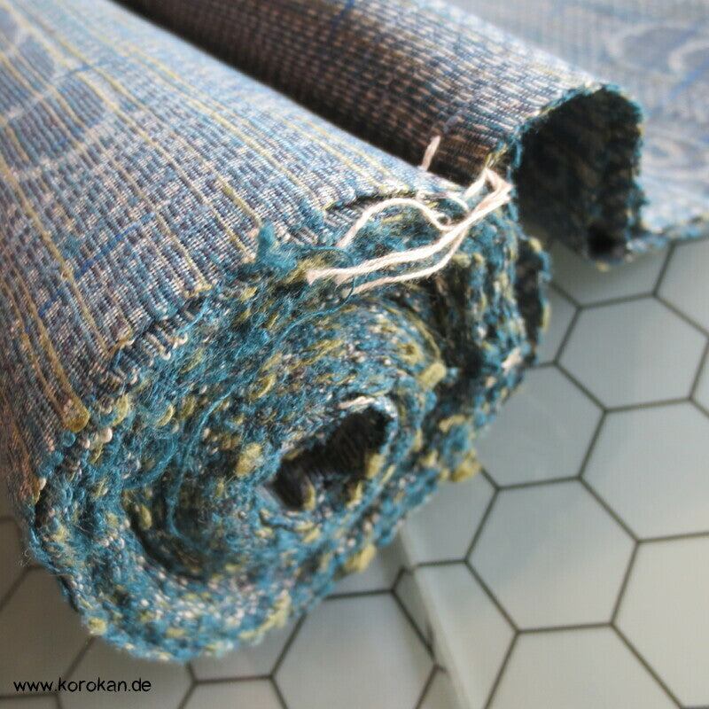 Egasumi Nebel Tsumugi Kimono Seidenjacquard