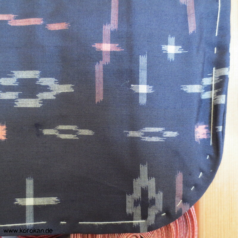 geometrischer Meisen Seiden Kimono