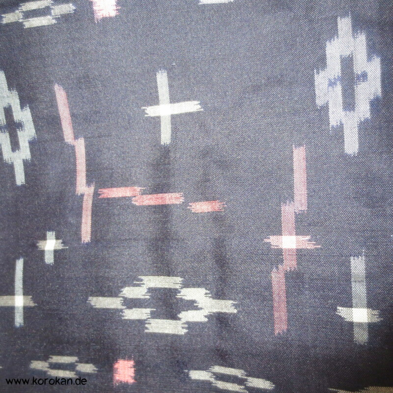 geometrischer Meisen Seiden Kimono