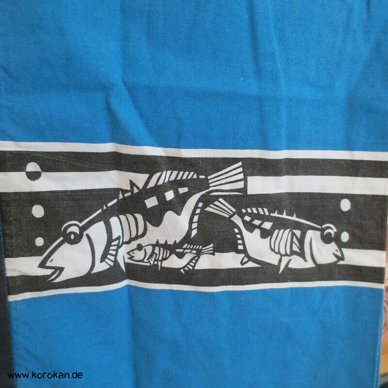 Happi Jacke, Ladenbekleidung, lustige Fische