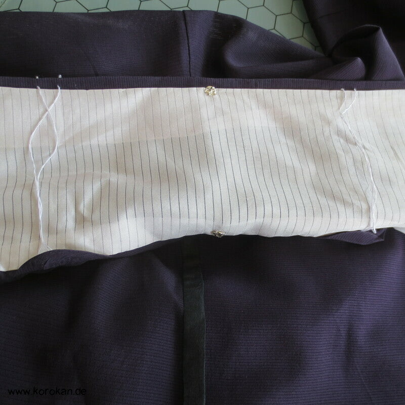 eingewebte Schmetterlinge Hitoe Kimono, Rho Seide