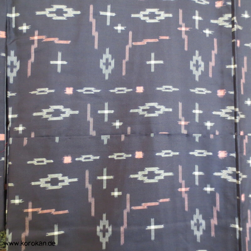 geometrischer Meisen Seiden Kimono