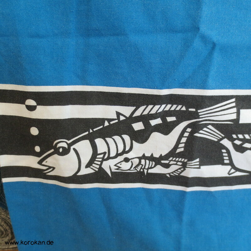 Happi Jacke, Ladenbekleidung, lustige Fische