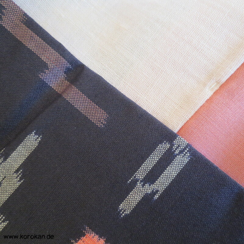 geometrischer Meisen Seiden Kimono