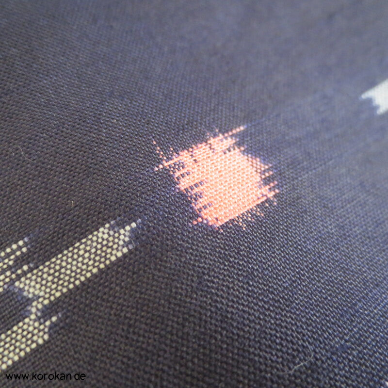 geometrischer Meisen Seiden Kimono