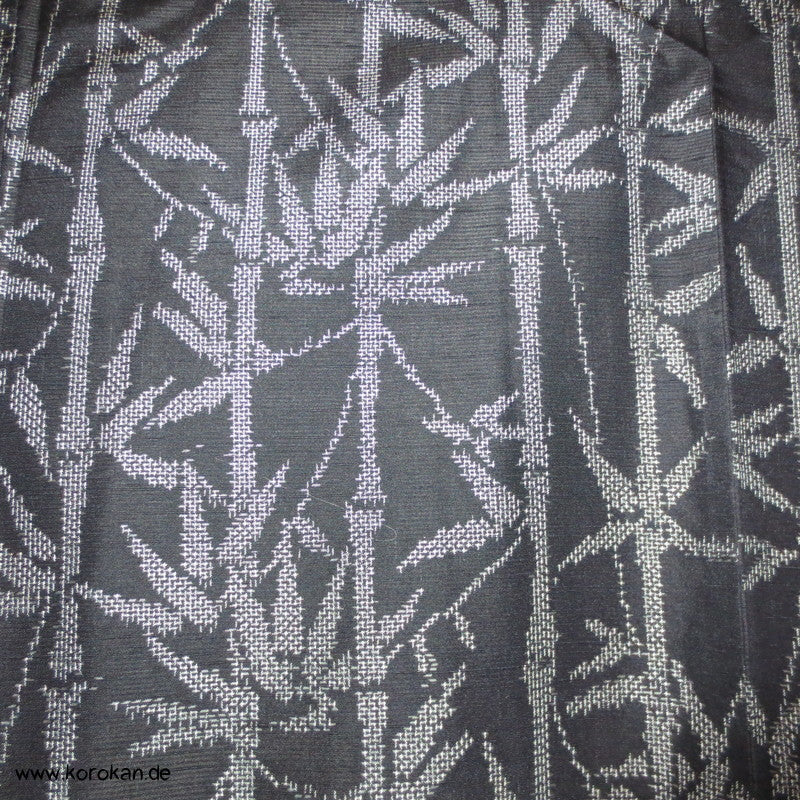 Bambus Kasuri Tsumugi Seiden Kimono