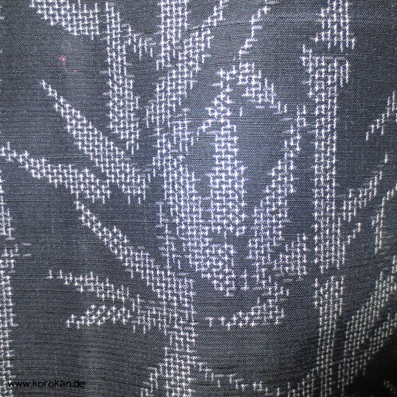 Bambus Kasuri Tsumugi Seiden Kimono