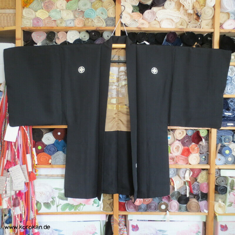 Montsuki Haori, gewebtes Bildfutter