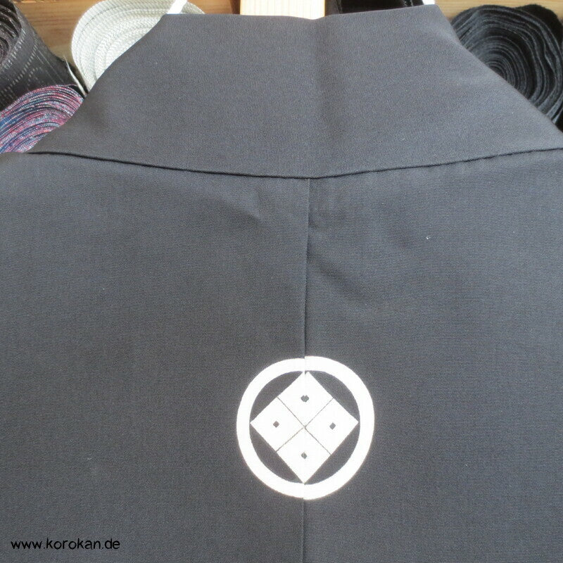 Montsuki Haori, gewebtes Bildfutter