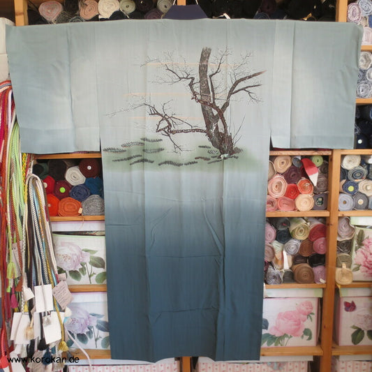 knorriger Baum Juban Unterkimono, Seide