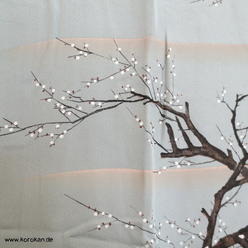 knorriger Baum Juban Unterkimono, Seide