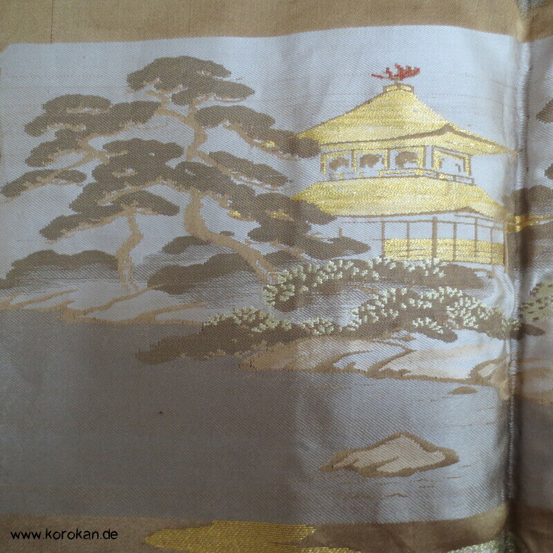 Montsuki Haori, gewebtes Bildfutter