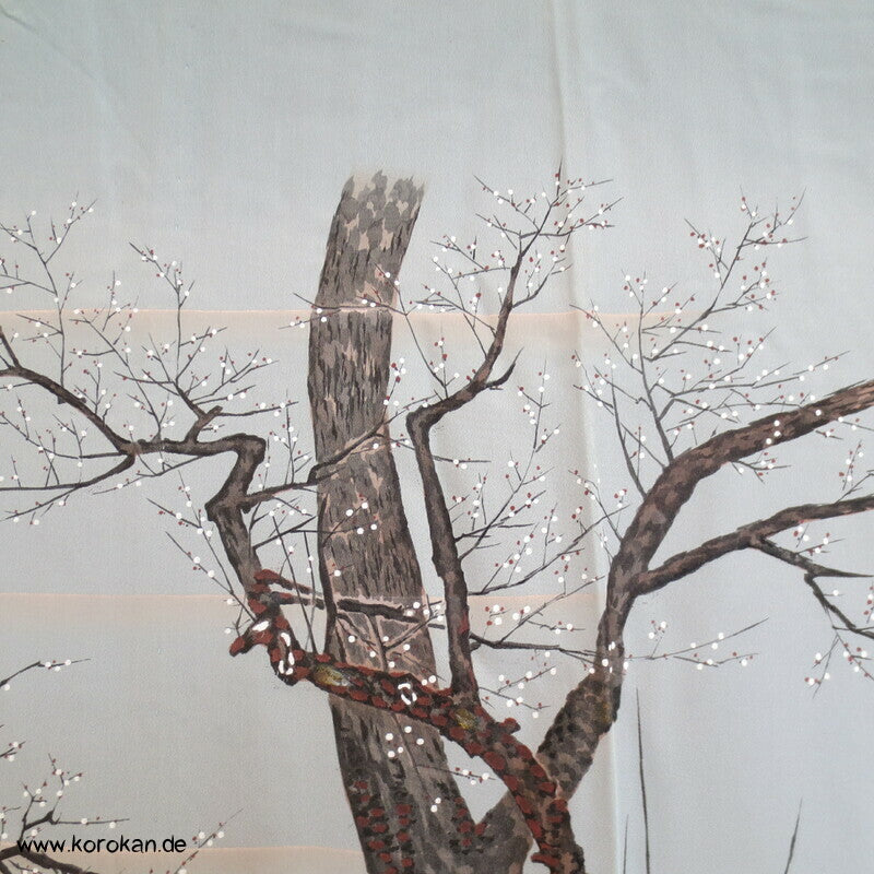 knorriger Baum Juban Unterkimono, Seide