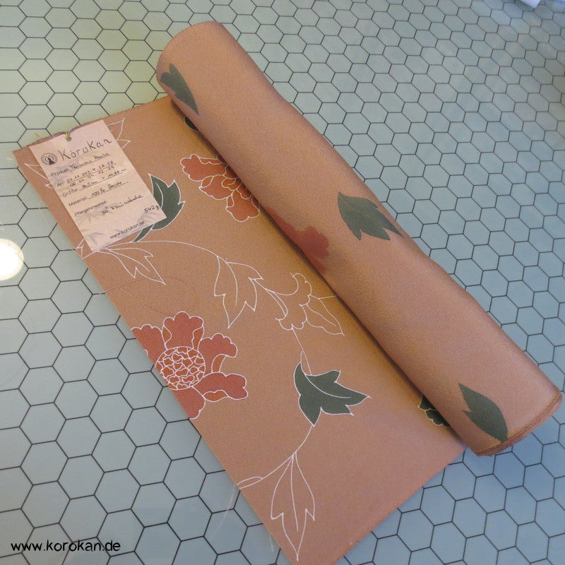 Yuzen Päonien Kimono Seide - Chirimen Crepe