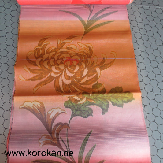 Chrysanthemen Meisen Kimono Seide