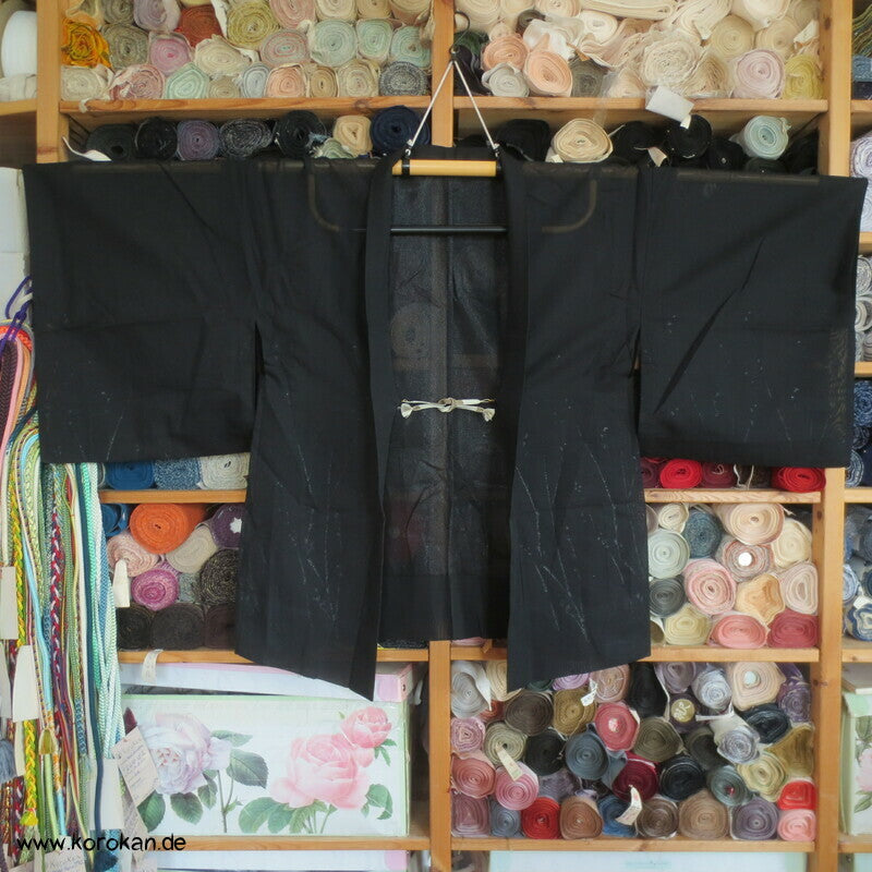 Sha Urushi Gräser Haori Kimono Jacke