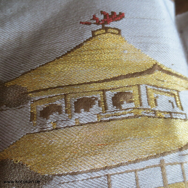 Montsuki Haori, gewebtes Bildfutter