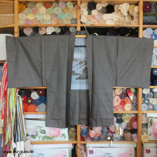 Fuji San Ansicht Futter Tsumugi Seiden Haori
