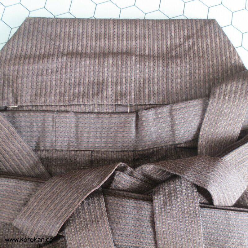 gestreift, feingemusterte Hakama - Andon - Rock - Typ