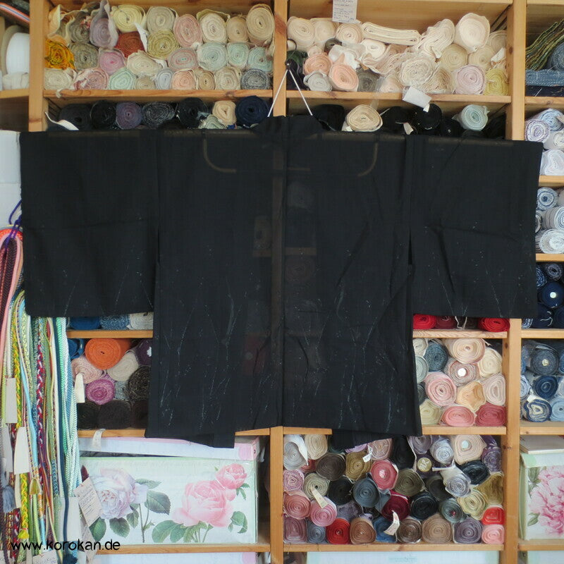 Sha Urushi Gräser Haori Kimono Jacke