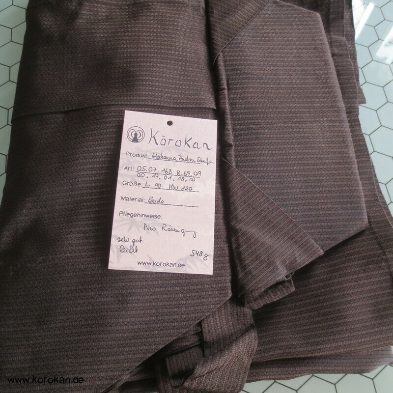 gestreift, feingemusterte Hakama - Andon - Rock - Typ