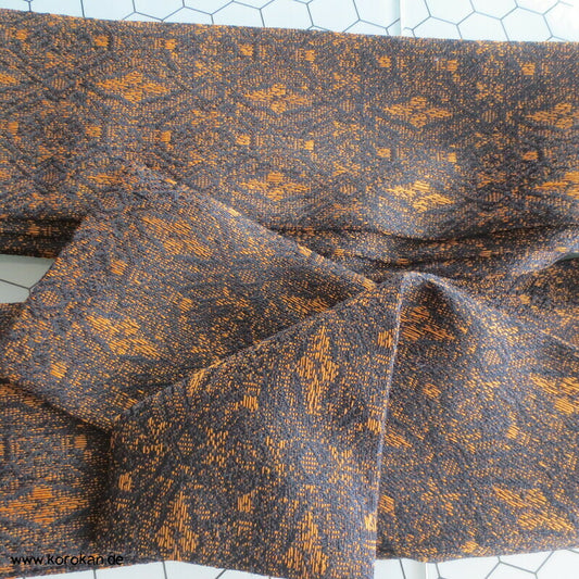 Diamant Jacquard Kaku Obi Männer Kimonogürtel Wolle