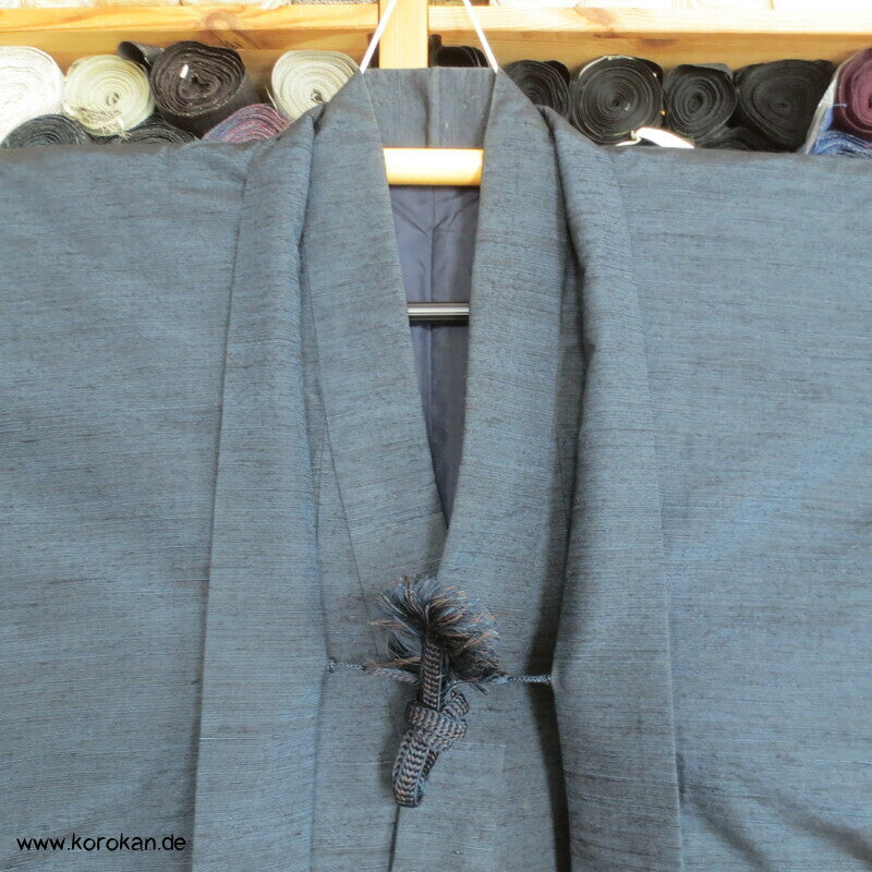 Fushi Tsumugi Ensemble, Kimono + Haori + Himo