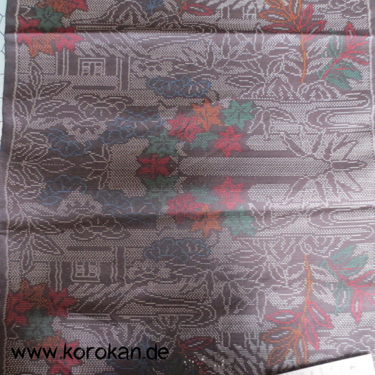 Shochikubai Kasuri Kimono Seide