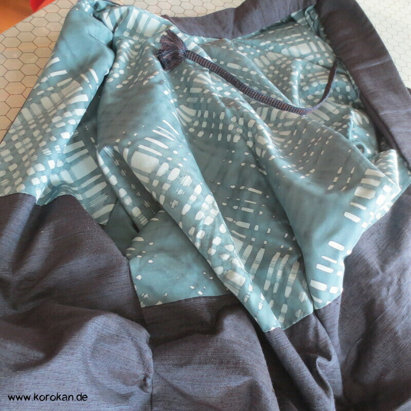 Fushi Tsumugi Ensemble, Kimono + Haori + Himo