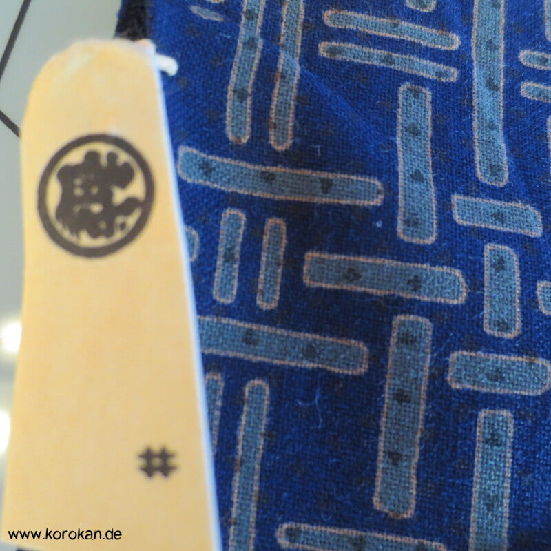 grünes Tatewaku Gitter Yukata Kimono Baumwollstoff