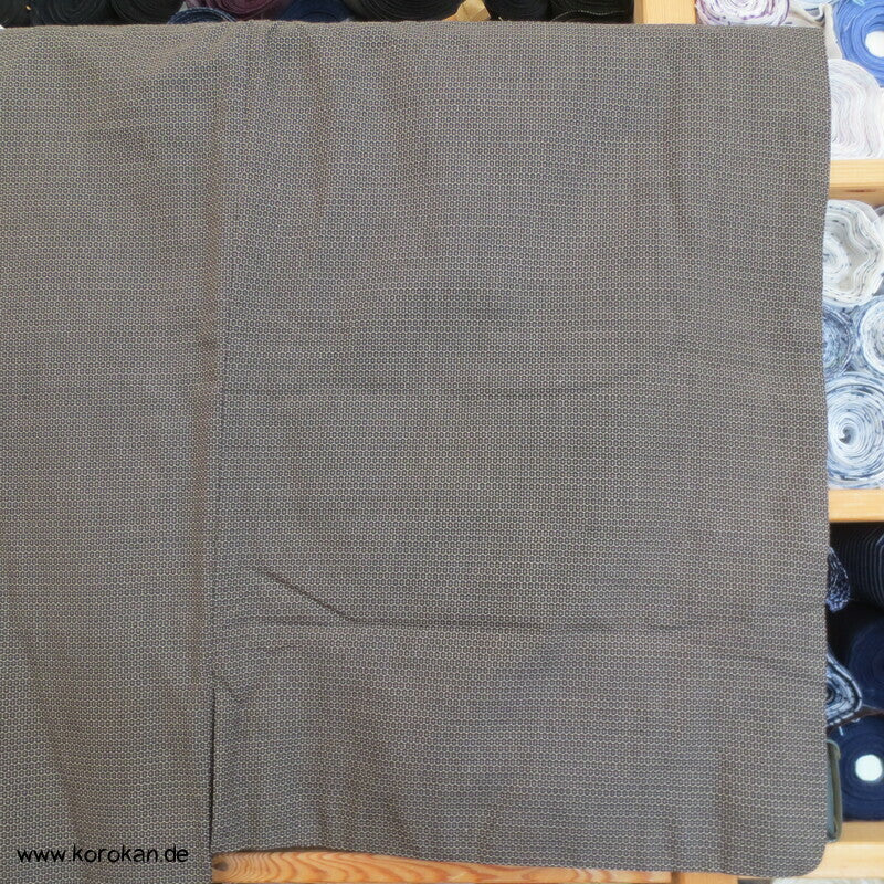 Mens Komon Kimono Wolle Seide gewebtes Kikko Muster