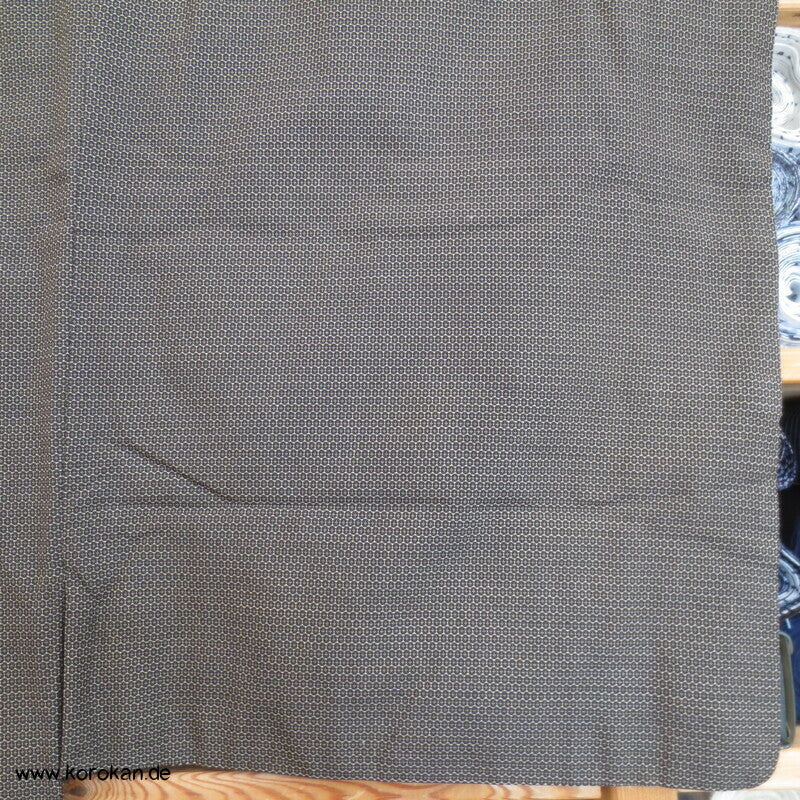 Mens Komon Kimono Wolle Seide gewebtes Kikko Muster