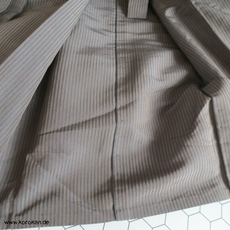 braun schwarz gestreifte Hakama - Andon - Rock - Typ